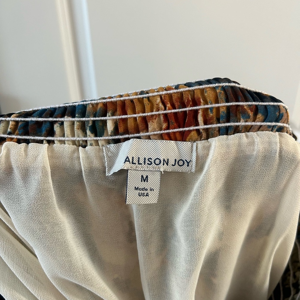 Allison Joy Multi Colored Forest Fairycore Midi Skirt  Sz m - Picture 4 of 4
